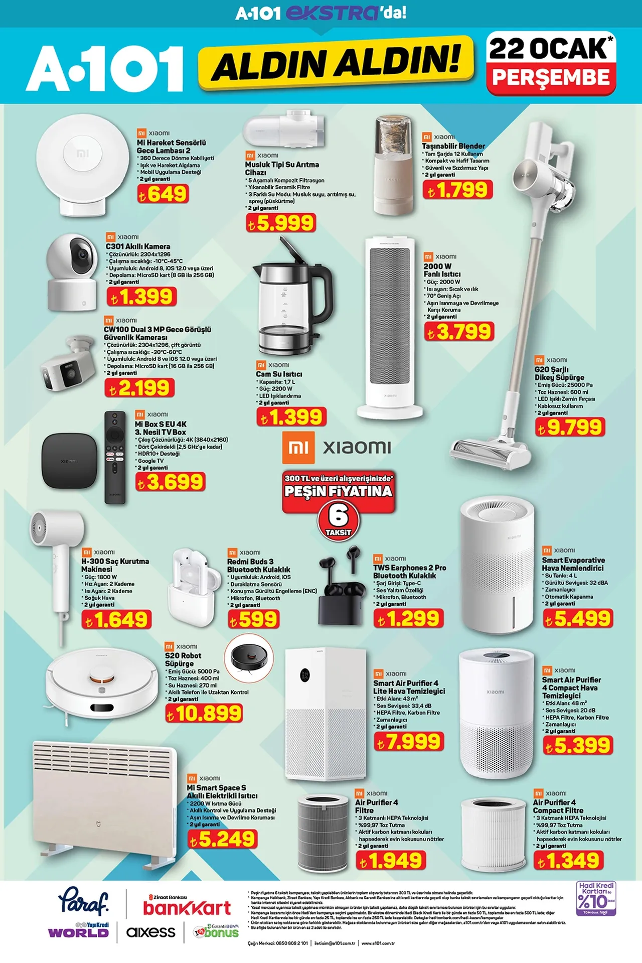 22 Ocak 2026 A101 kataloğu paylaşıldı: A101de neler var?