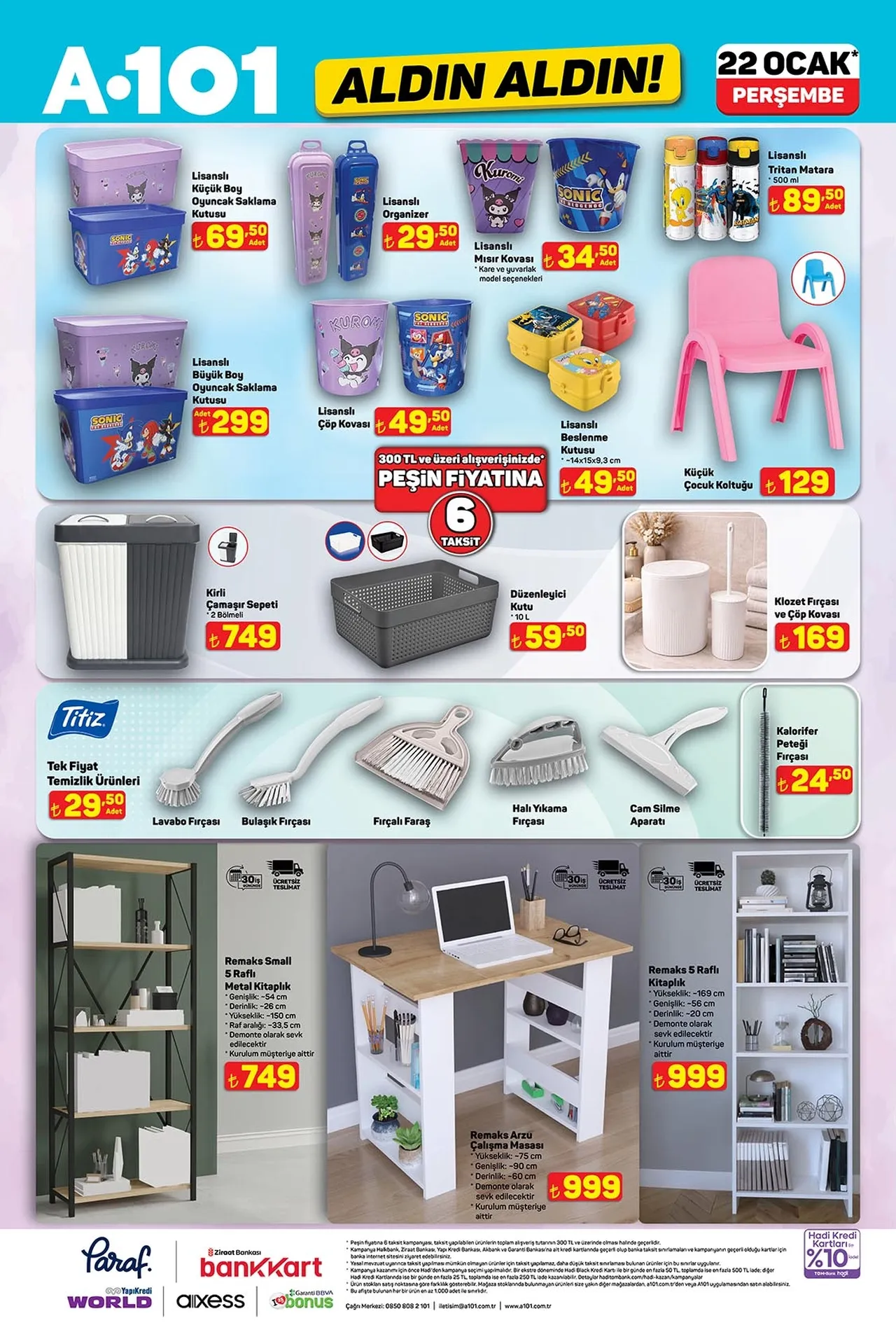 22 Ocak 2026 A101 kataloğu paylaşıldı: A101de neler var?