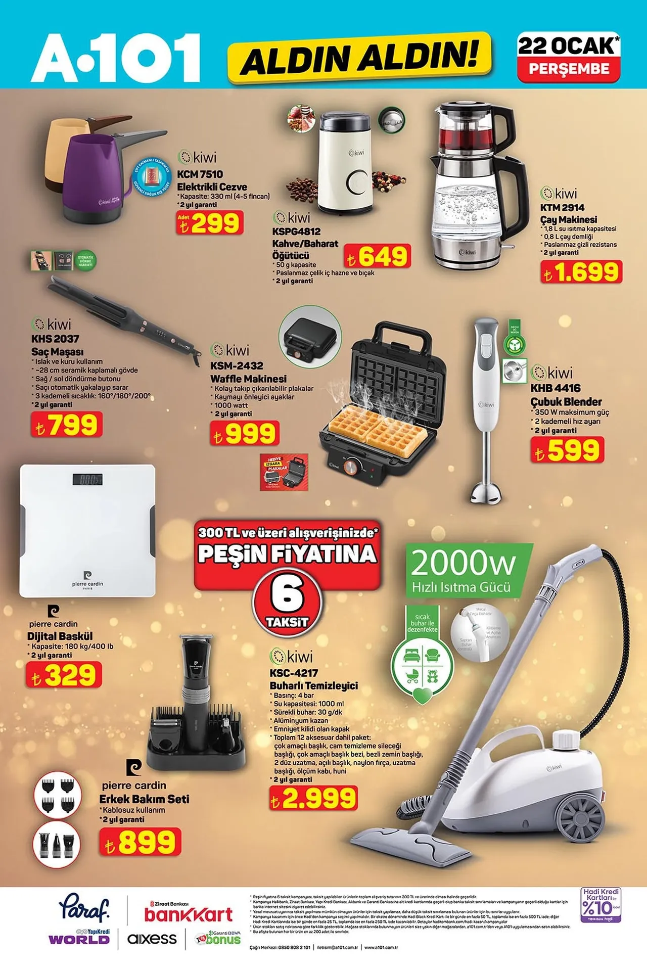 22 Ocak 2026 A101 kataloğu paylaşıldı: A101de neler var?