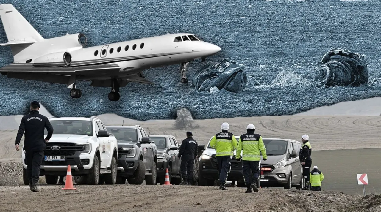Libya heyetini taşıyan uçağın ön raporu! Çarpmanın şiddetiyle infilak etmiş