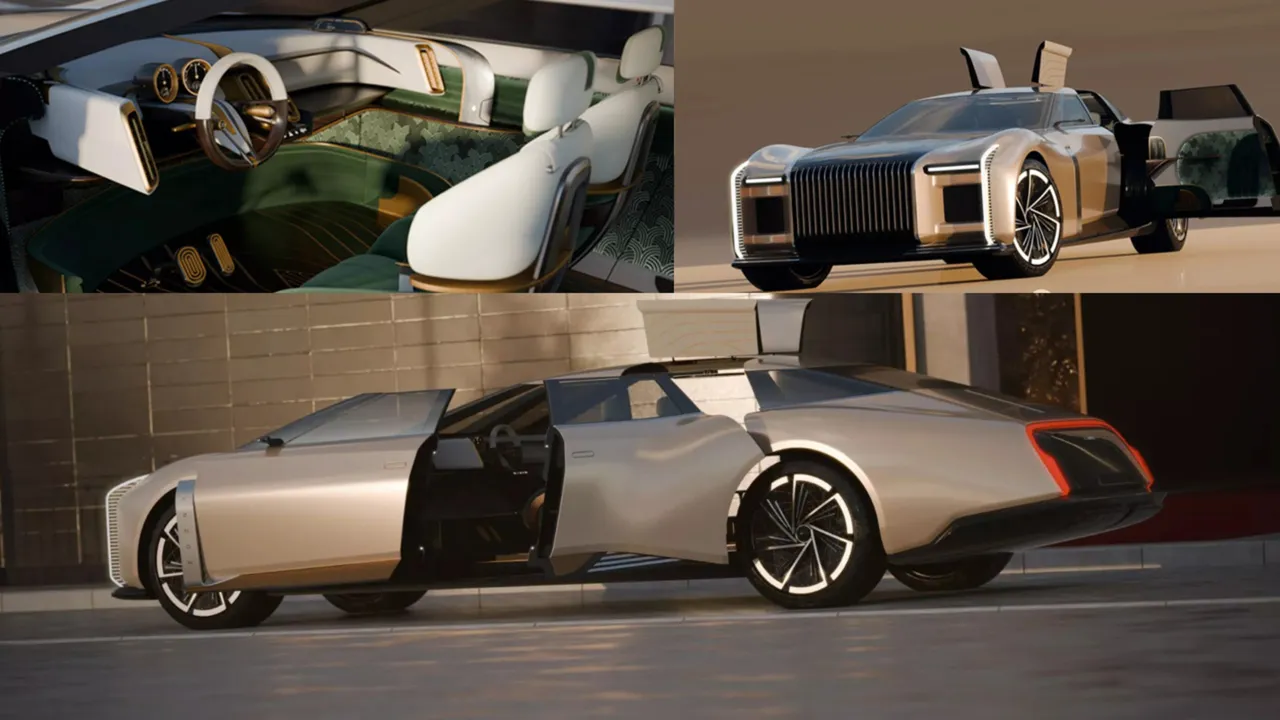 Rolls Royce yanında mütevazı kalır! 8 metrelik elektrikli sedan