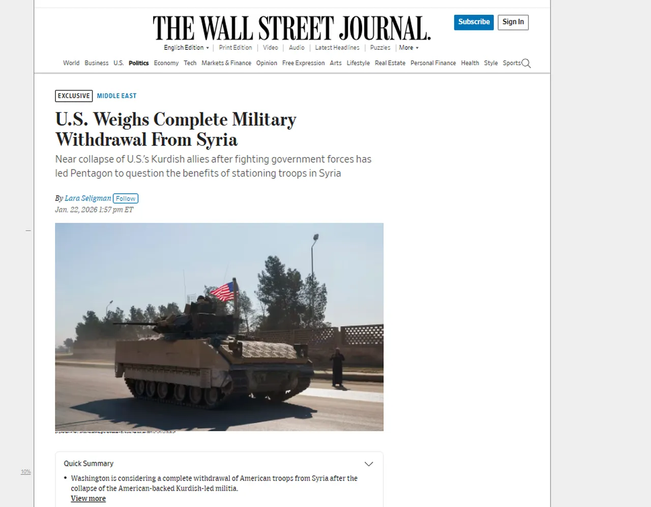 ABD Suriye’den tamamen çekilebilir! WSJ yazdı, Senatör Graham Suriye'ye ateş püskürdü