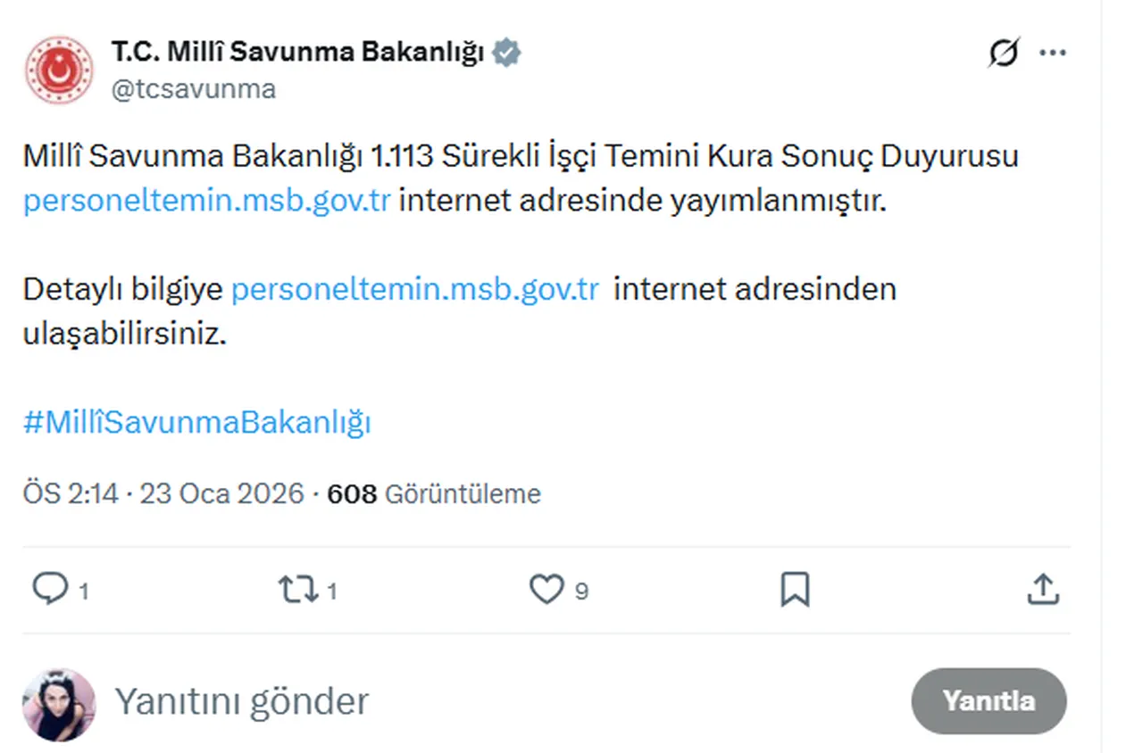 MSB işçi alımı sonuçları açıklandı! MSB personel temin sayfası neden açılmıyor?