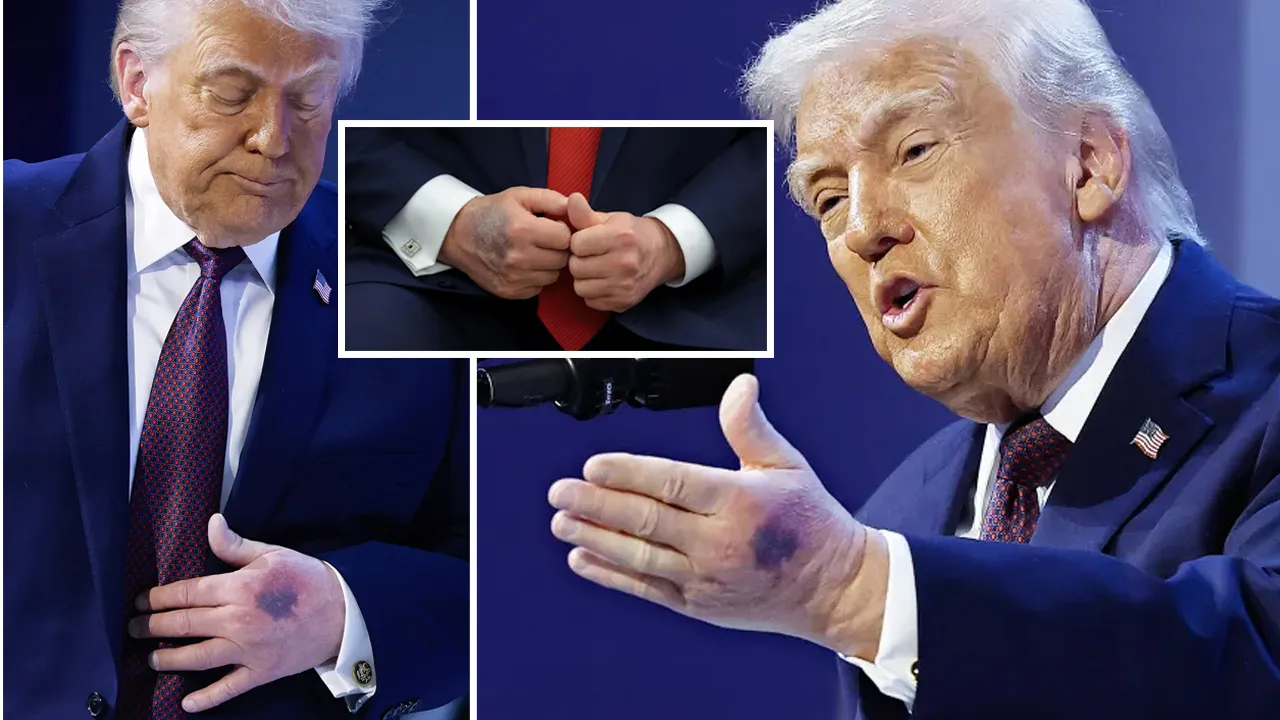 'Trump'ın eli neden morarıyor?' Davos'taki görüntünün ardından açıkladı: Masaya çarptım... 