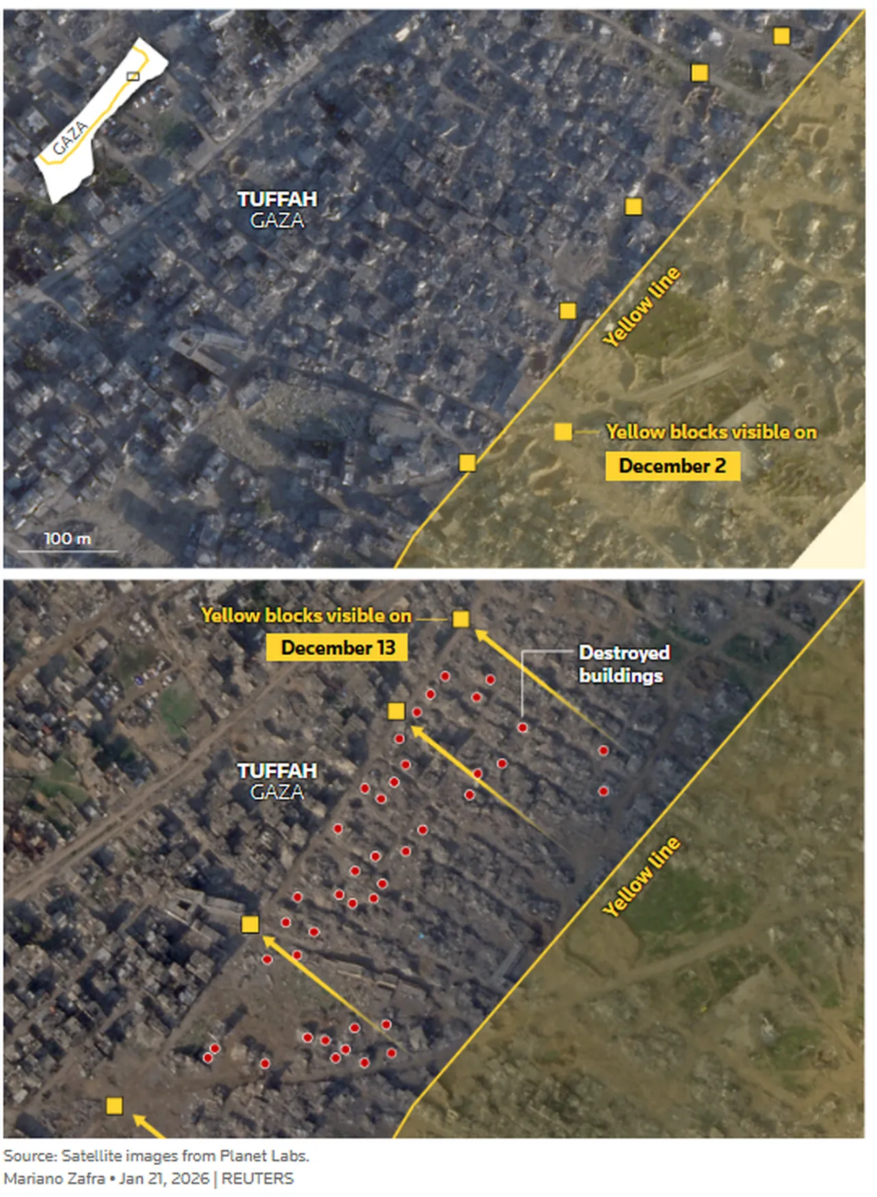Uydu görüntüleri kanıtladı: İsrail, Gazze'yi adım adım nasıl işgal ediyor?