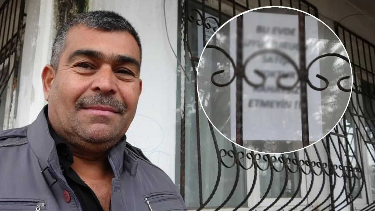 Bağımlılardan bıkınca evinin camına yazı astı! 'Rahatsız etmeyin'