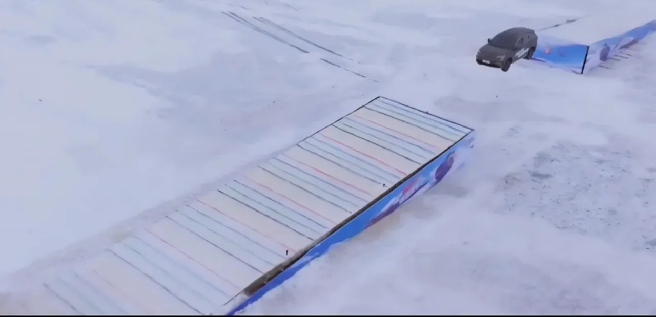 Çinli SUV’dan Guinness Dünya Rekoru: -30 derece, buzlu rampa, 20.9 metrelik atlayış