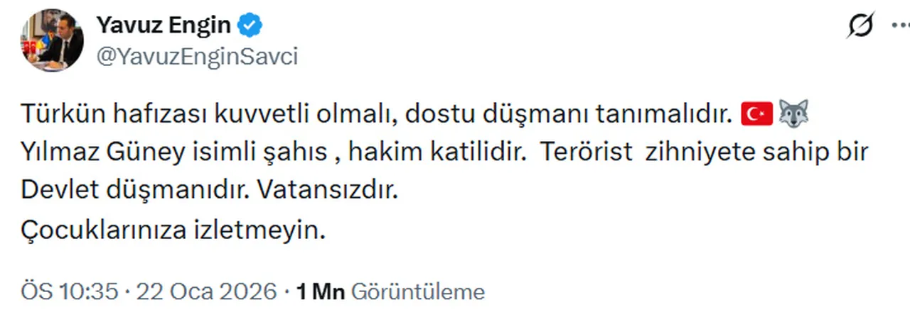 Yılmaz Güney çıkışı dikkat çekmişti! Savcı Yavuz Engin iki sanatçıyı örnek gösterdi