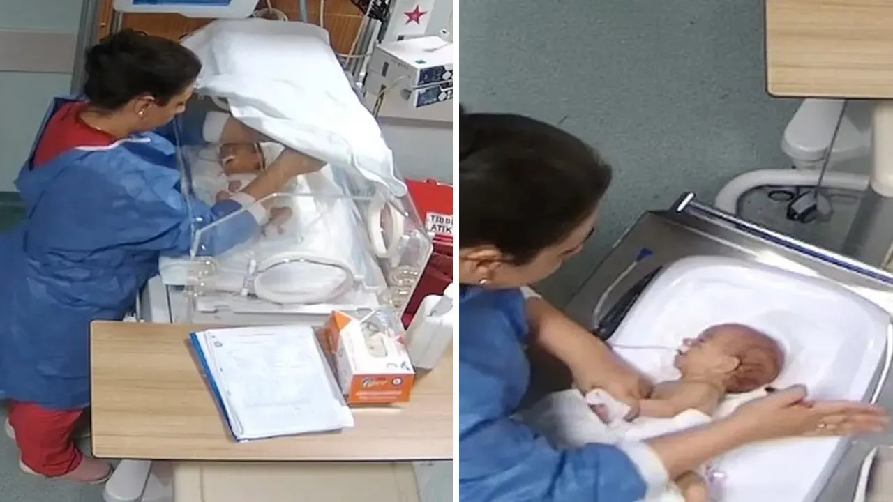 5 günlük bebeğe şiddet uygulamıştı! O hemşire teslim oldu