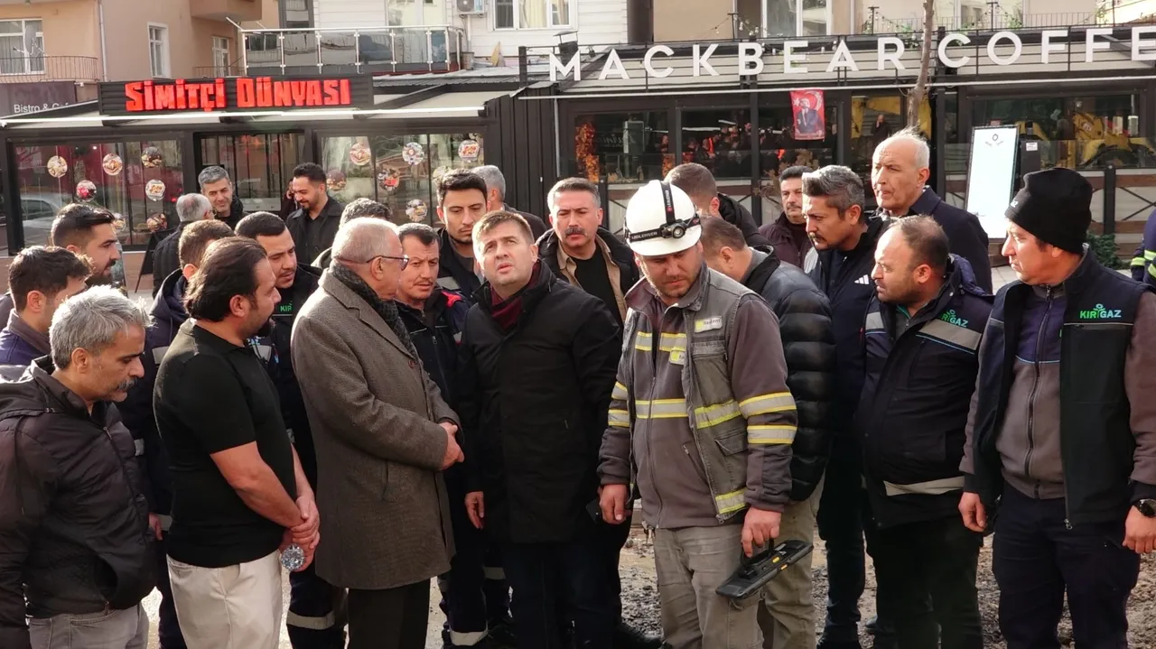Doğalgaz hattı delindi, alevler yükseldi! Kırıkkale'de faciaya ramak kaldı