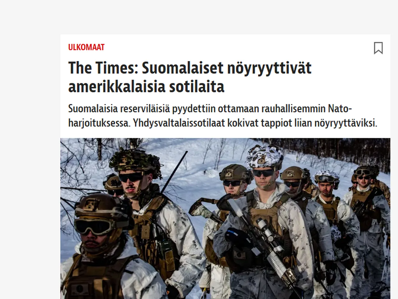 NATO’da kriz anı! ABD askerleri geri çekilmek zorunda kaldı: "Finli askerlere vurmayın" talimatı geldi