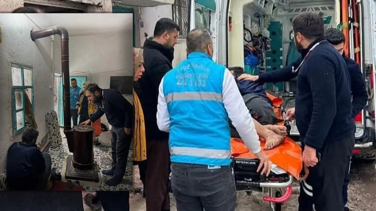 Polis memurunun yardıma gitmesiyle aile dramı ortaya çıktı: Görüntüler yürekleri sızlattı...