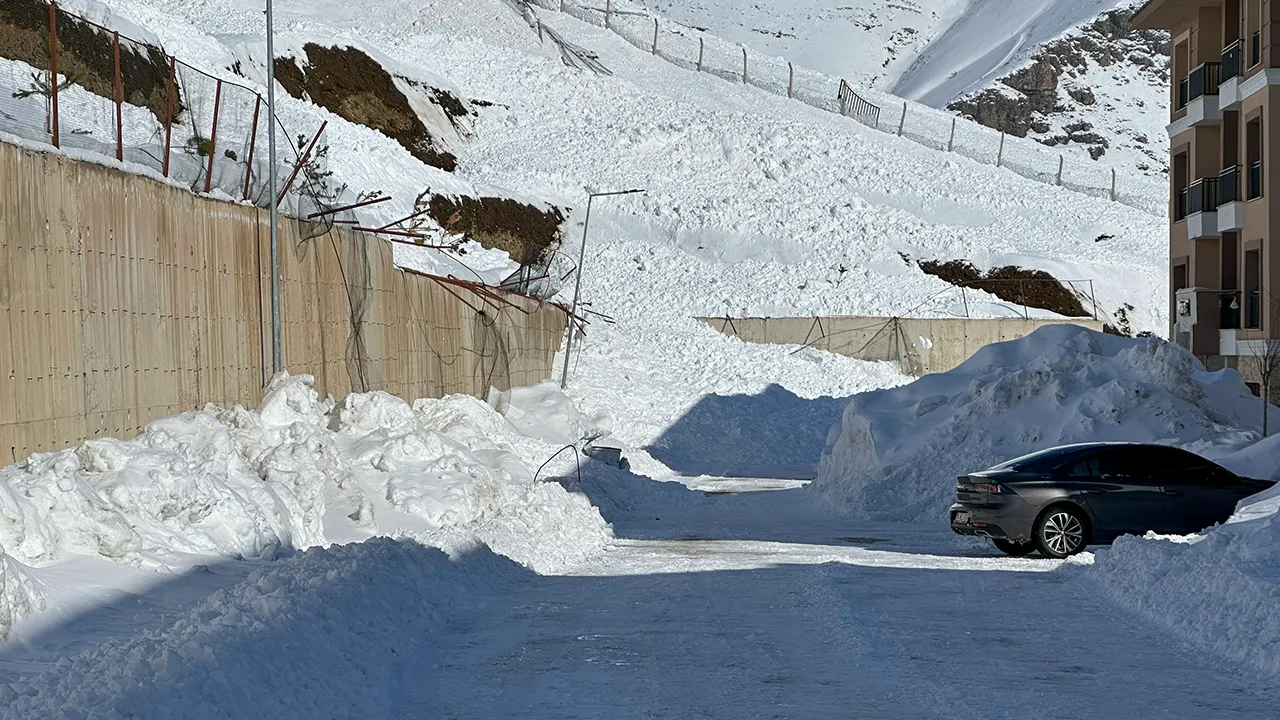 Van'da peş peşe çığ felaketi! Faciadan dönüldü