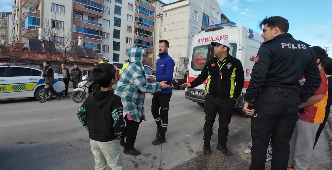Çocuğu kaza yapan anne gözyaşlarına boğuldu: Evladım nerede?