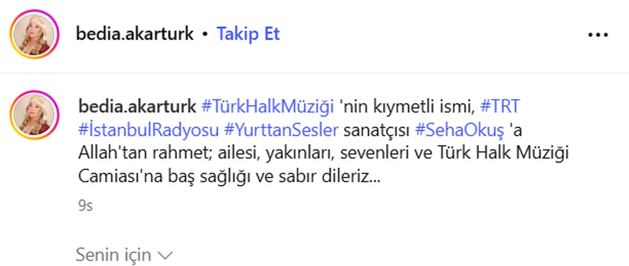 "Hasretinle Yandı Gönlüm" şarkısıyla tanınan Seha Okuş hayatını kaybetti (Seha Okuş kimdir?)