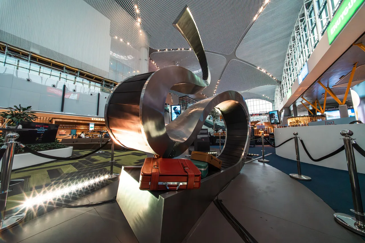 Havalimanında hatıralar canlandı! Beyazıt Öztürk’ün eserleri sergileniyor