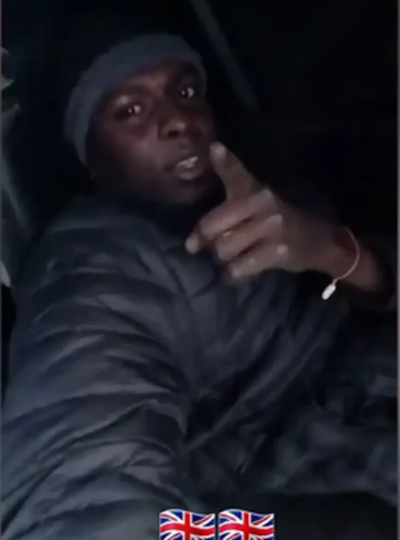 Kamyonun altına gizlenerek İngiltereye sızdı! Sudanlı göçmenin korkunç yolculuğu kamerada