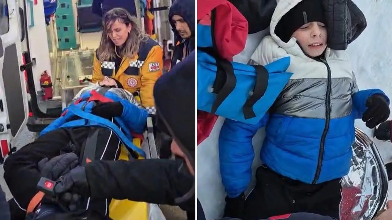 Kayak yaparken küçücük çocuğa çapıp kaçtılar! Kalça kemiği kırıldı