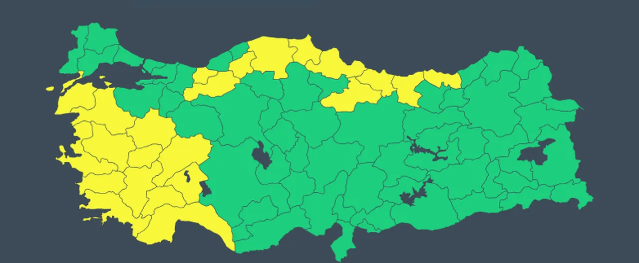 Meteoroloji’den 23 il için sarı alarm: Sağanak ve fırtına geliyor!