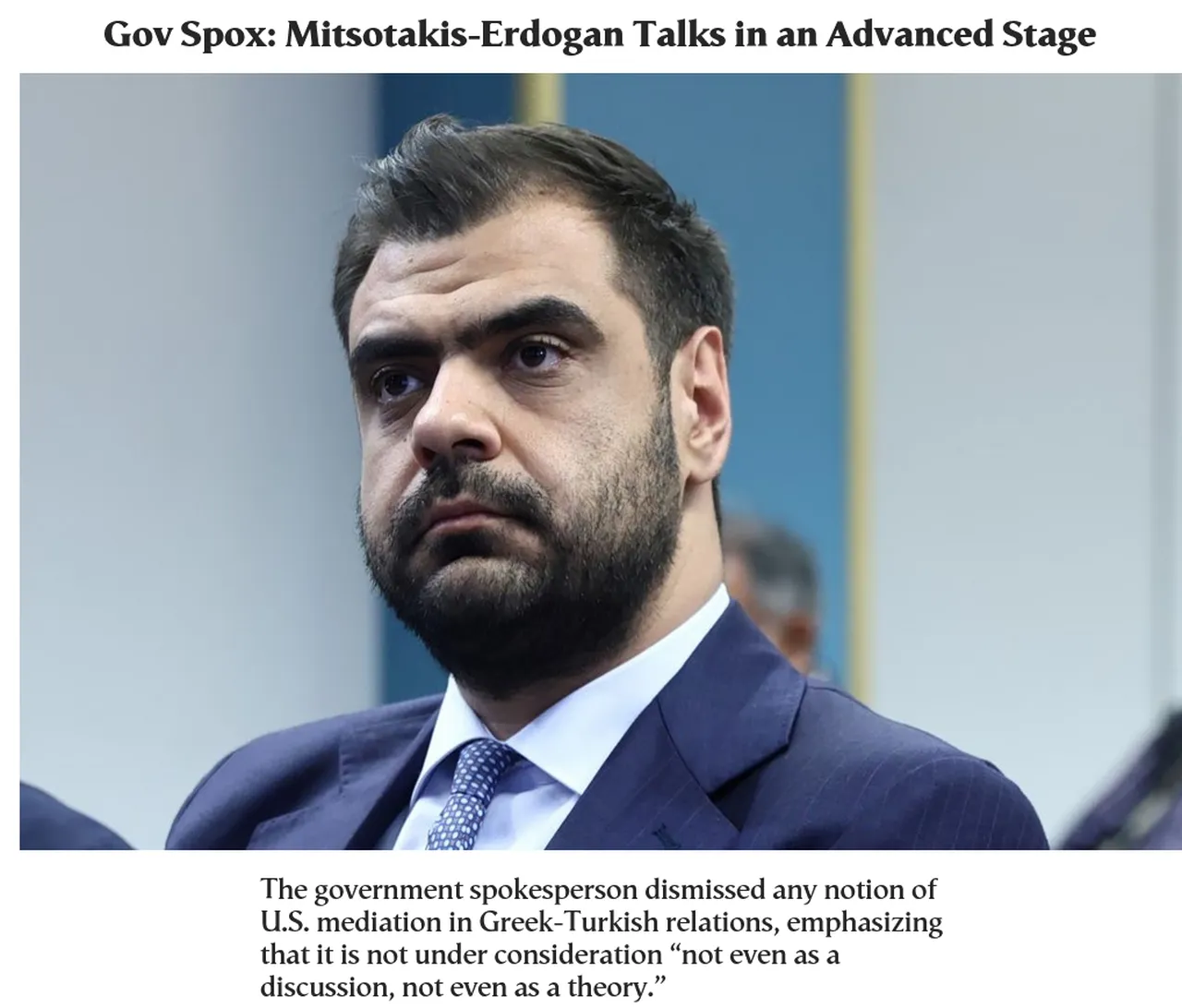 Yunan hükümetinden itiraf: "Miçotakis çözümü Ankara’da arıyor" denildi ABD iddiası dışlandı