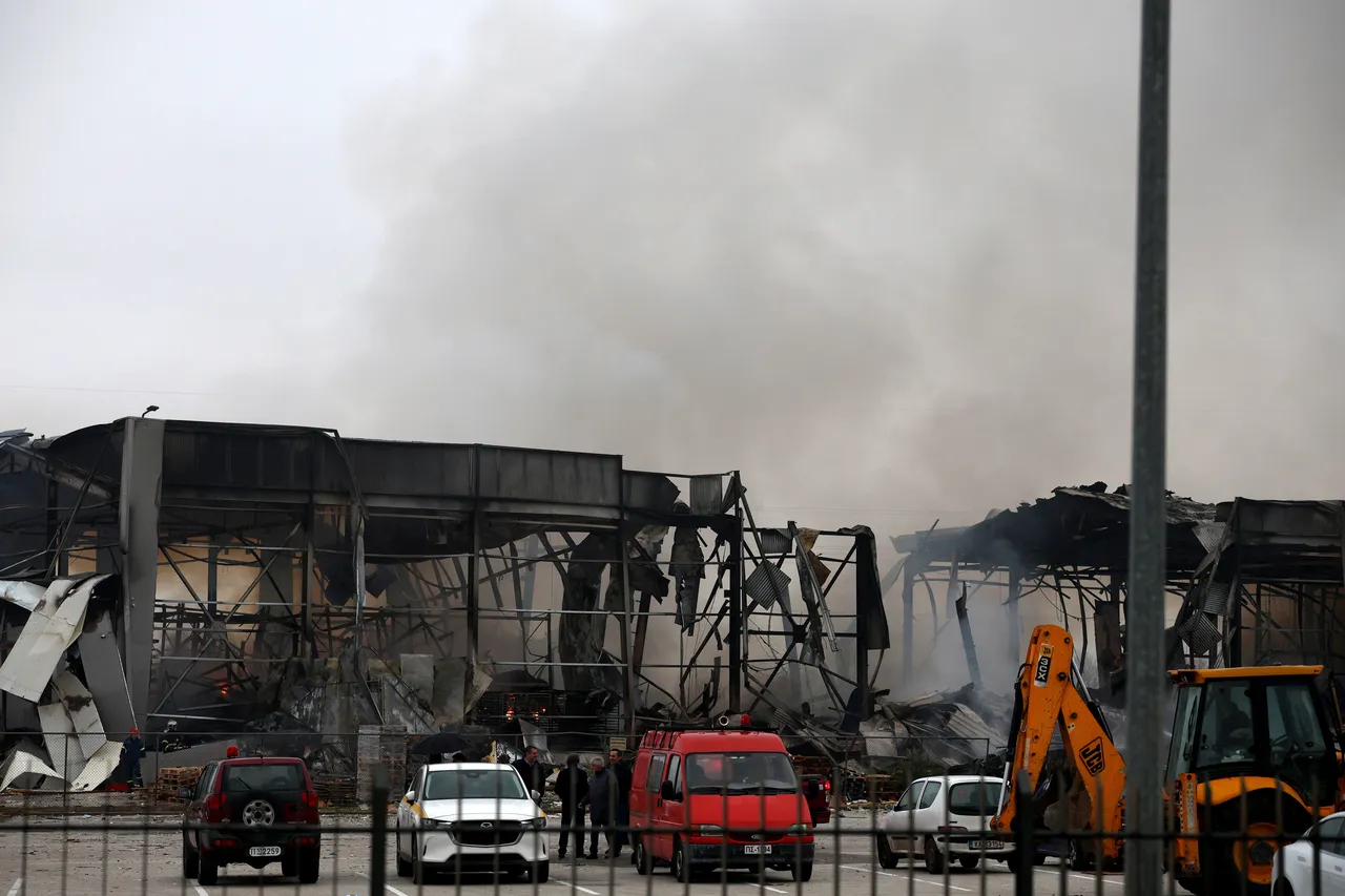 Yunanistanda bisküvi fabrikası alevlere teslim! Can kayıpları var
