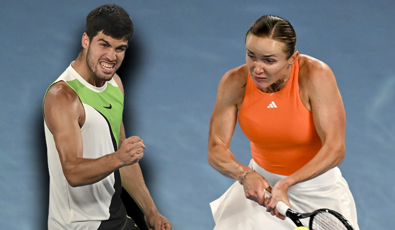 Avustralya Açık'ta Alcaraz ve Svitolina yarı finale kaldı
