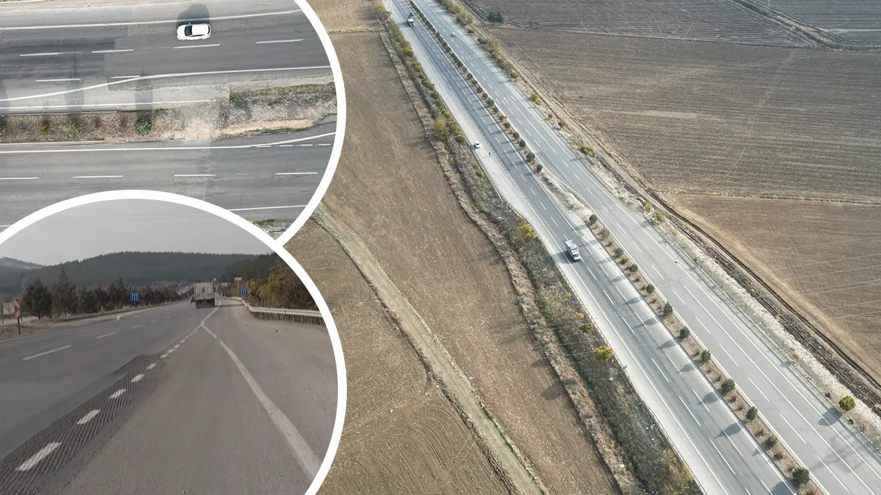 Bu yol, 6 Şubat depreminin ardından 7 metre kaydı! Sol şeritteki araç kendini ortada buluyor