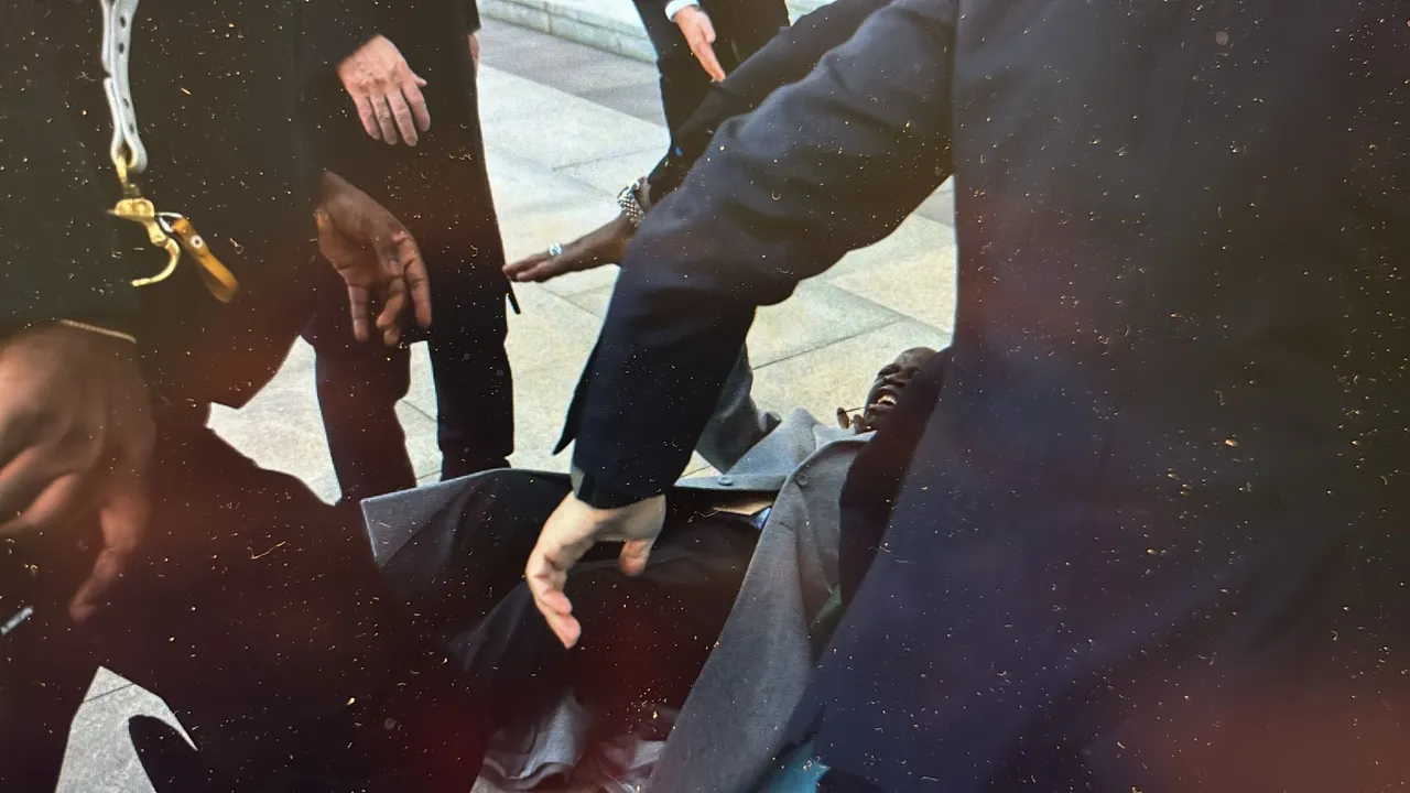 Cumhurbaşkanı Erdoğan, koluna girerek Tinubu'ya yardım etti