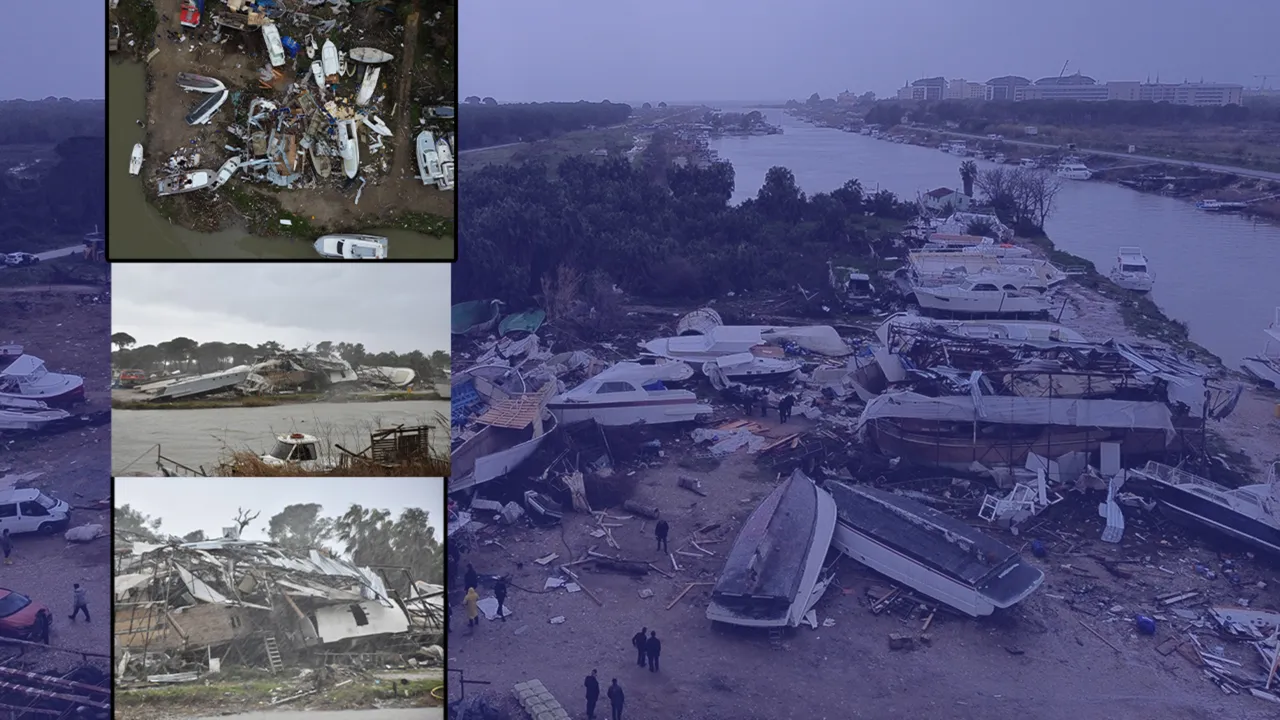 Sağanak ve hortum Antalya'yı yerle bir etti! Meteoroloji uyardı: Tehlike henüz geçmedi