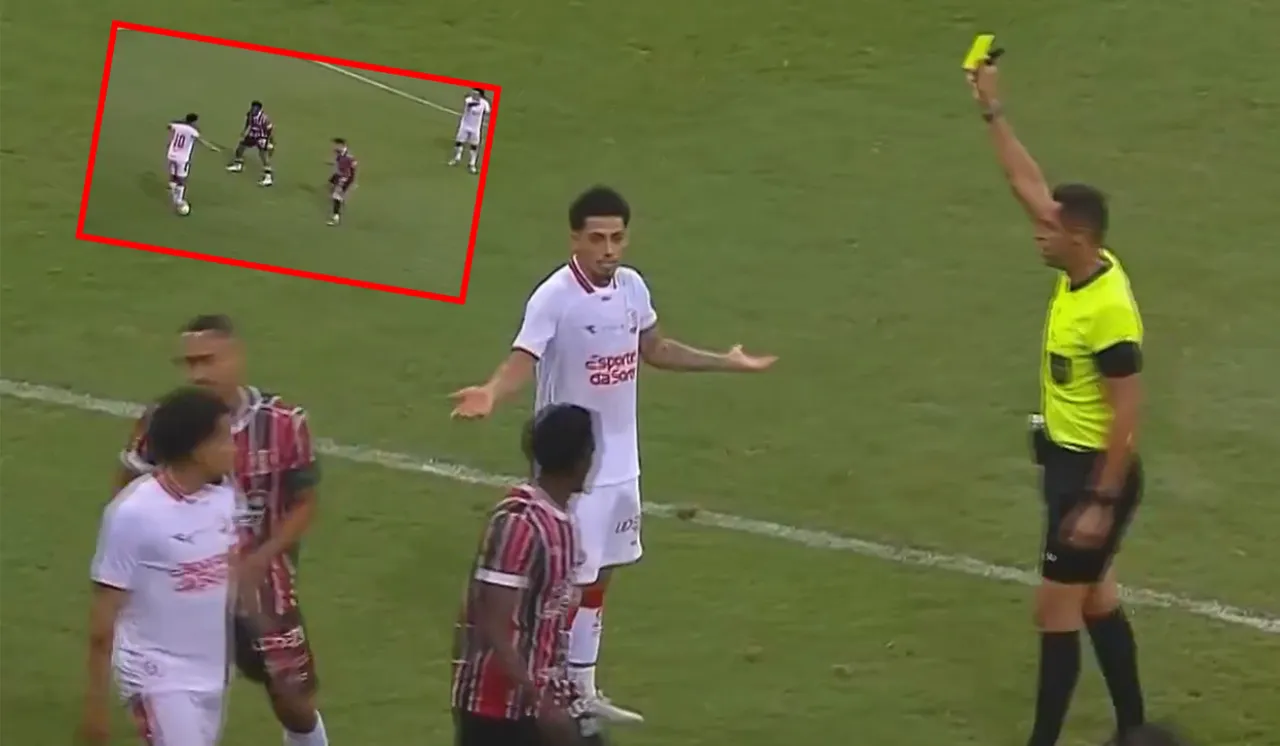 Maçta hakemden tartışılacak karar! Çalım attı, sarı kart gördü