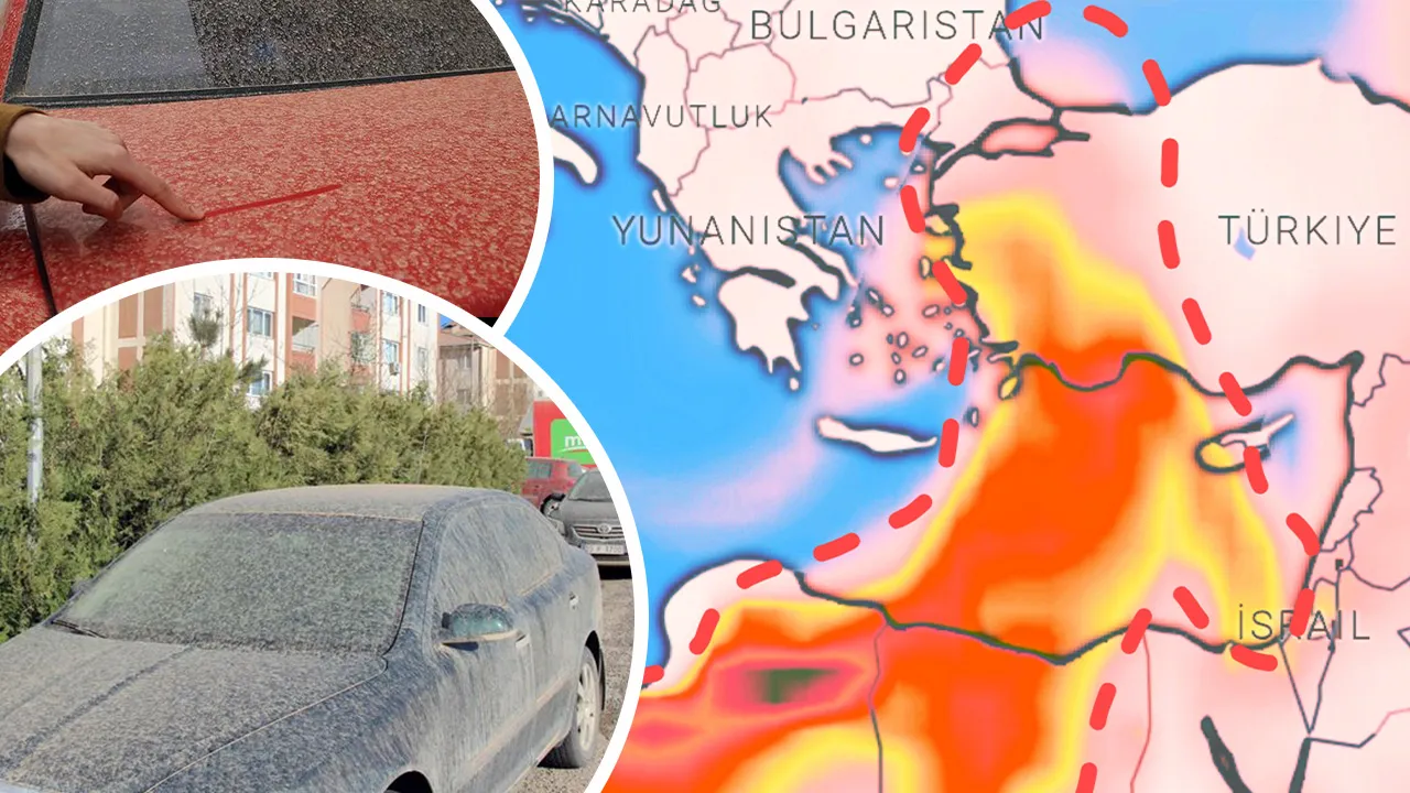 Sahra'dan geliyor, bugün Türkiye'ye giriş yapacak! Çöl tozu uyarısı