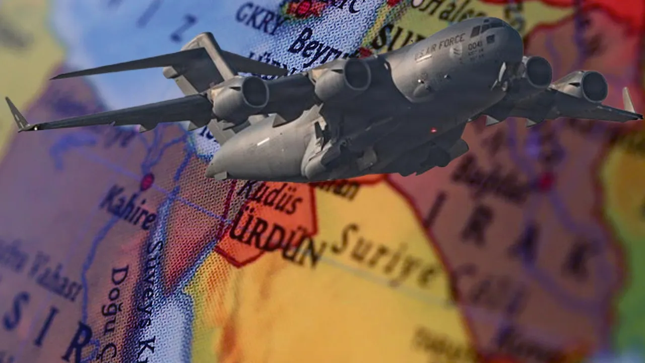 Savaş provası: ABD uçakları Orta Doğu semalarında