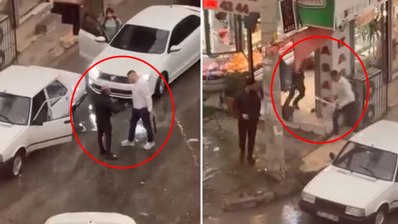 Trafikte döner bıçaklı dehşet pahalıya patladı: Ehliyetine 2045 yılına kadar el konuldu!