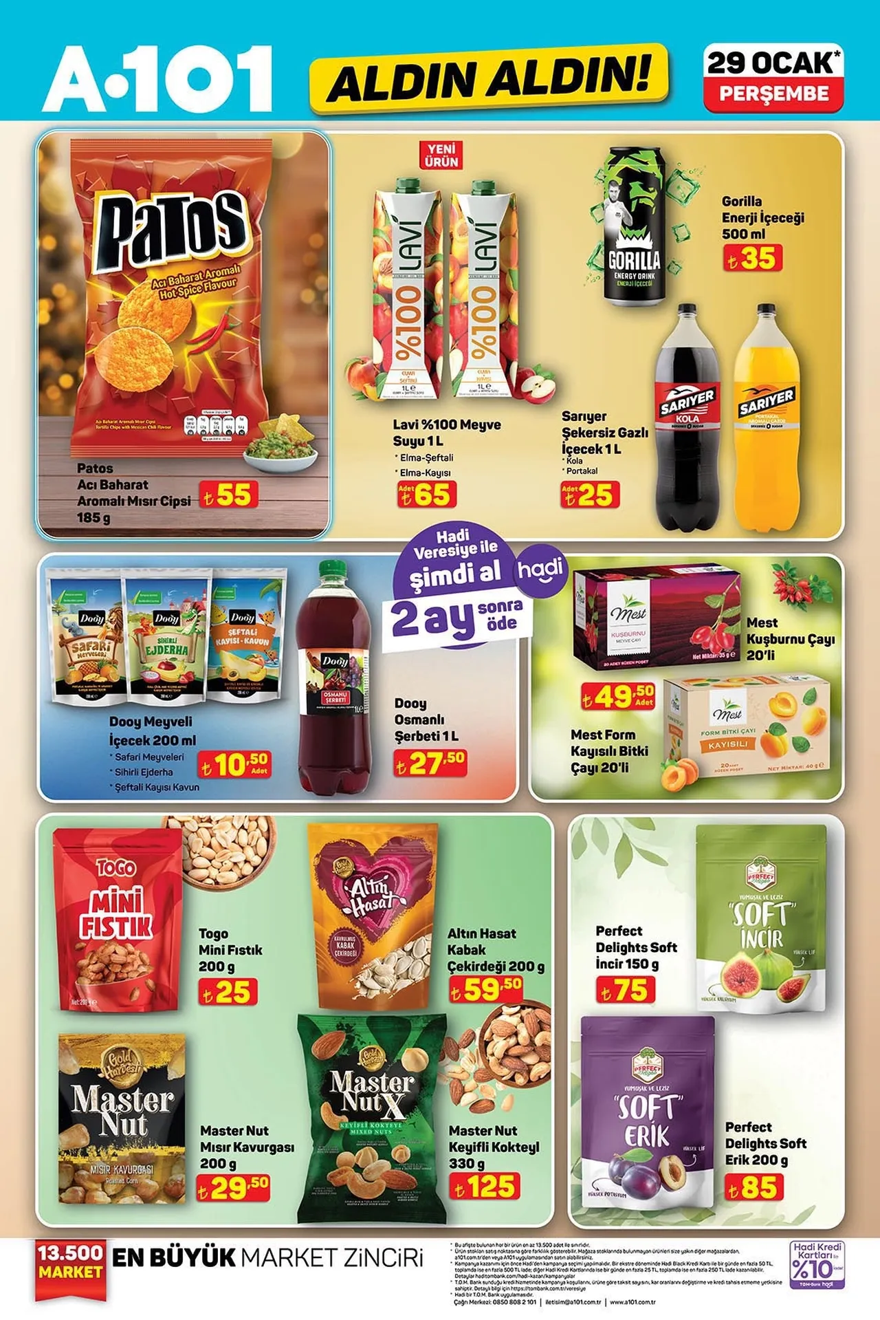 29 Ocak A101 aktüel kataloğu paylaşıldı! A 101de hangi ürünler var?