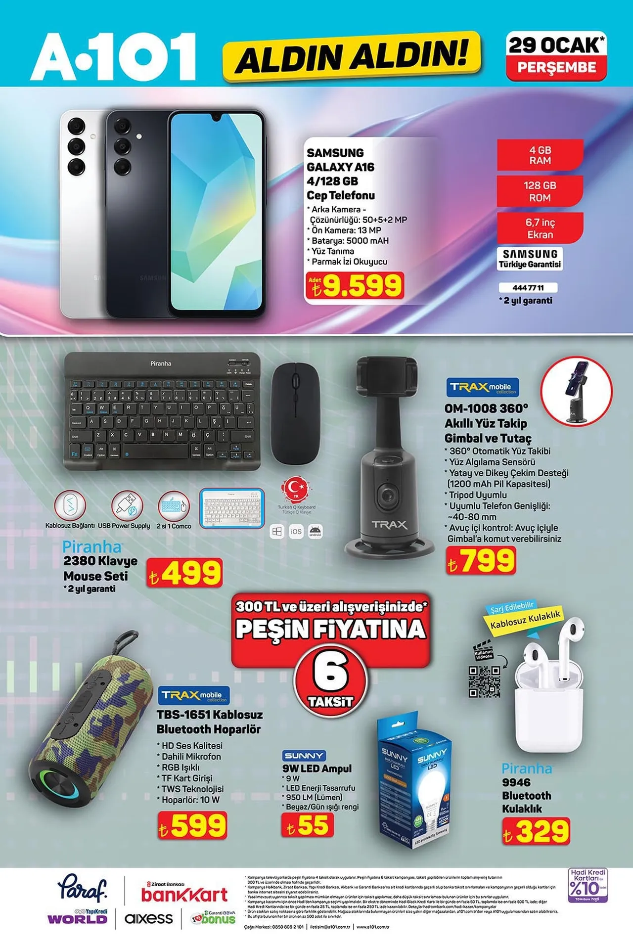 29 Ocak A101 aktüel kataloğu paylaşıldı! A 101de hangi ürünler var?