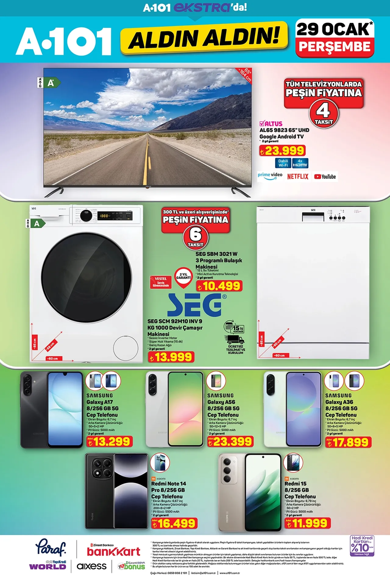 29 Ocak A101 aktüel kataloğu paylaşıldı! A 101de hangi ürünler var?