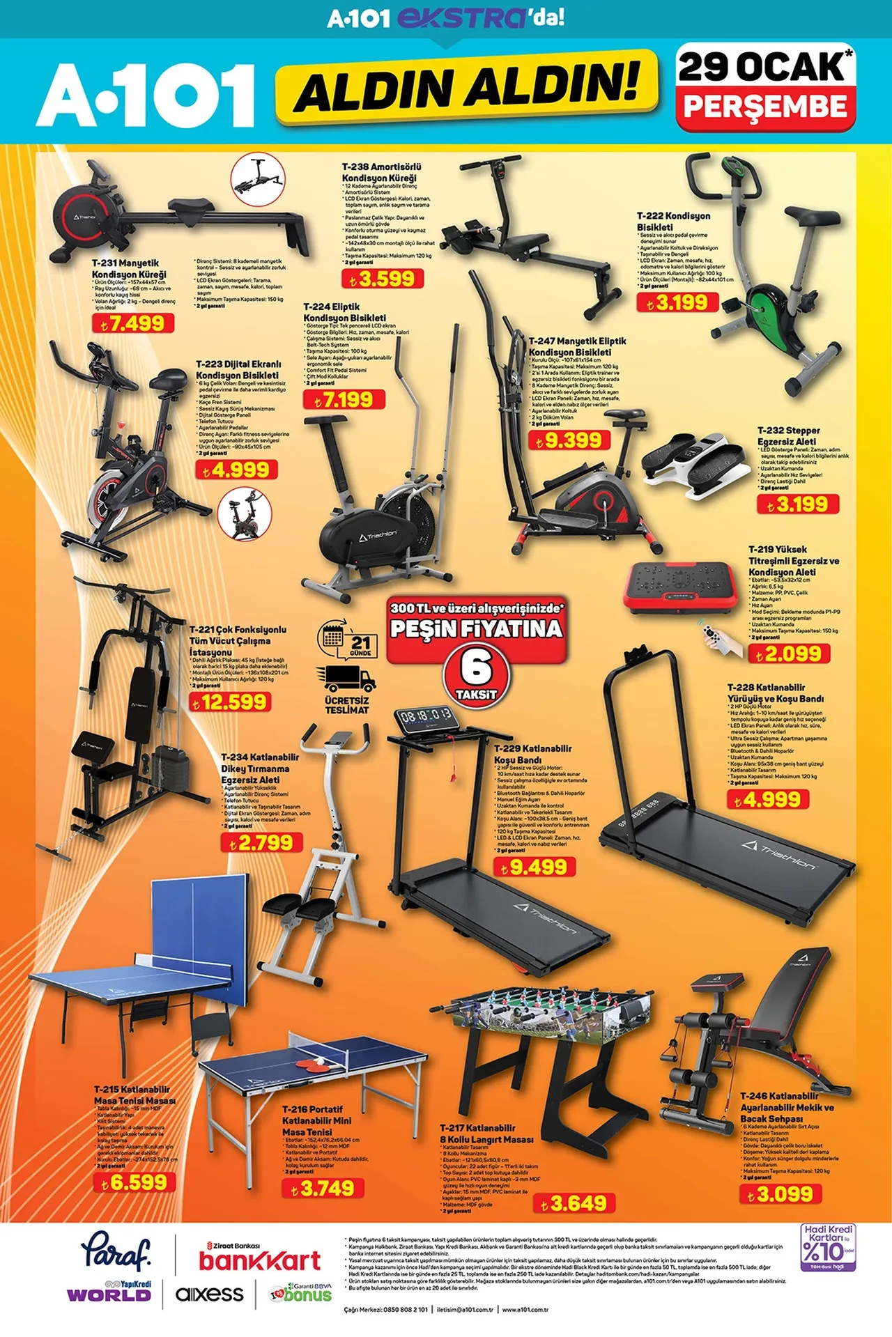 29 Ocak A101 aktüel kataloğu paylaşıldı! A 101de hangi ürünler var?