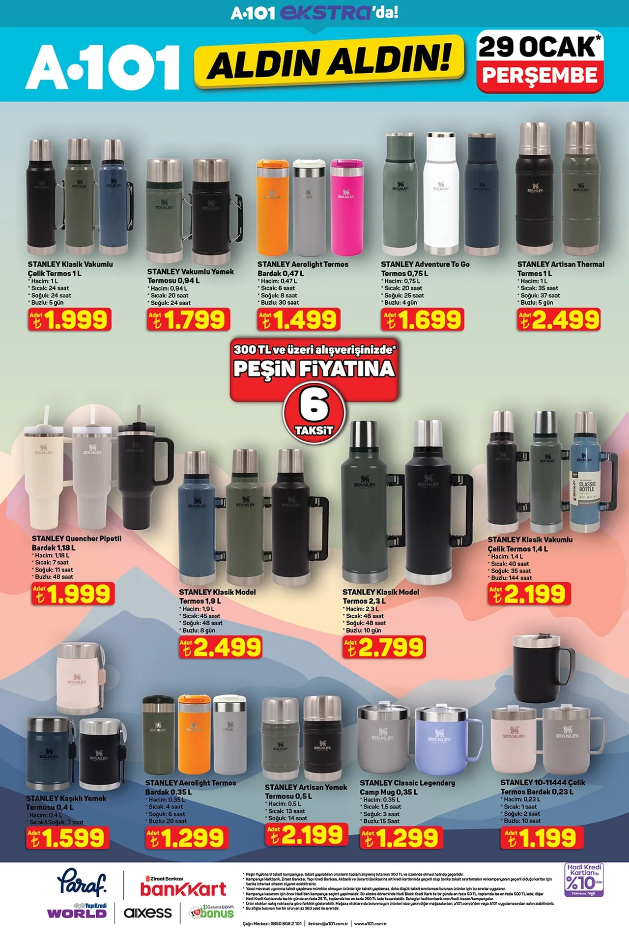 29 Ocak A101 aktüel kataloğu paylaşıldı! A 101de hangi ürünler var?