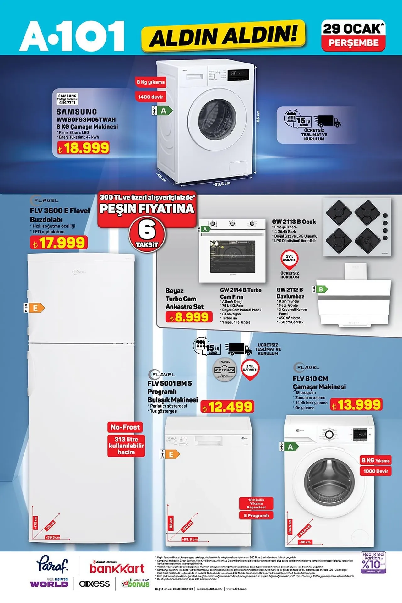 29 Ocak A101 aktüel kataloğu paylaşıldı! A 101de hangi ürünler var?