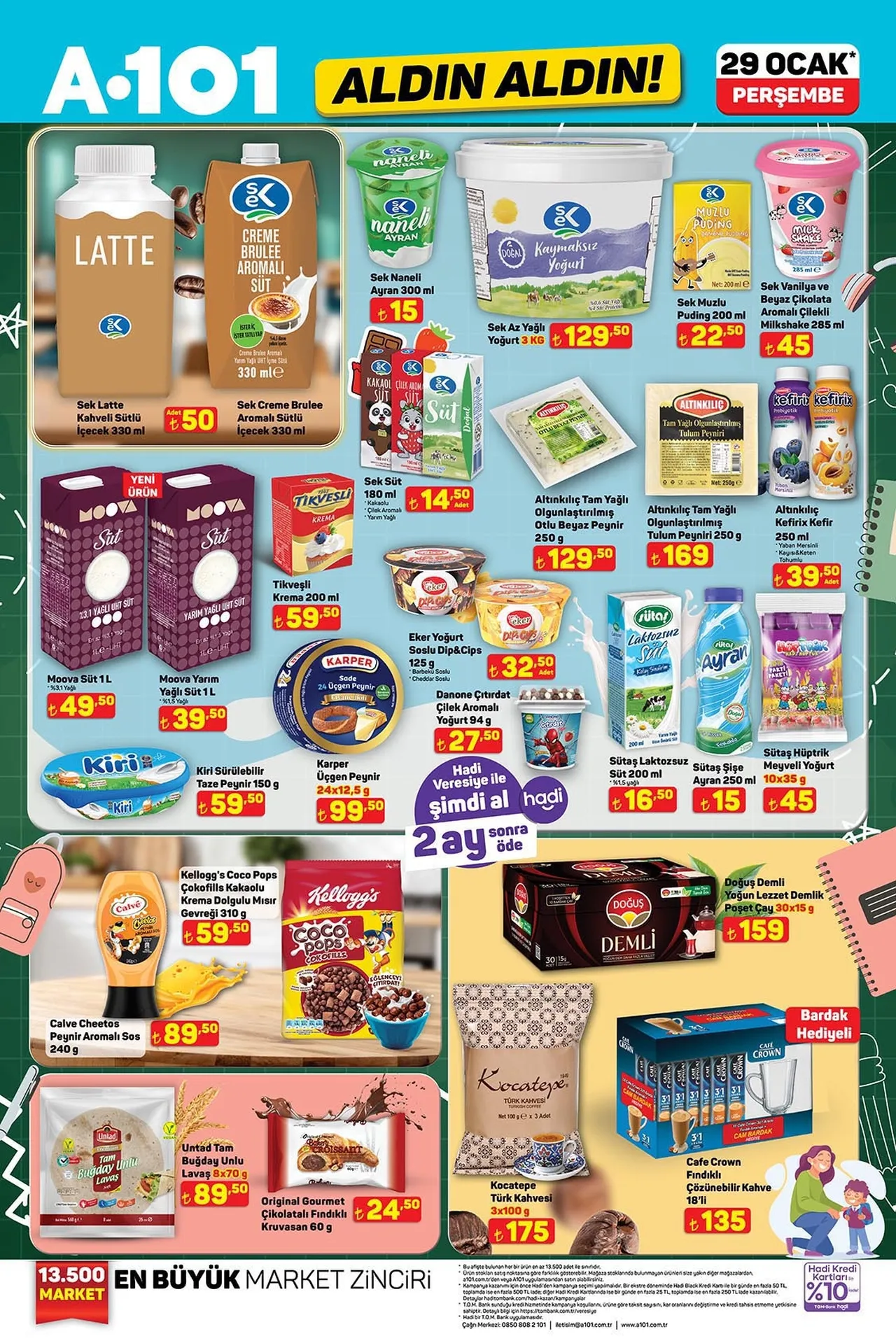 29 Ocak A101 aktüel kataloğu paylaşıldı! A 101de hangi ürünler var?