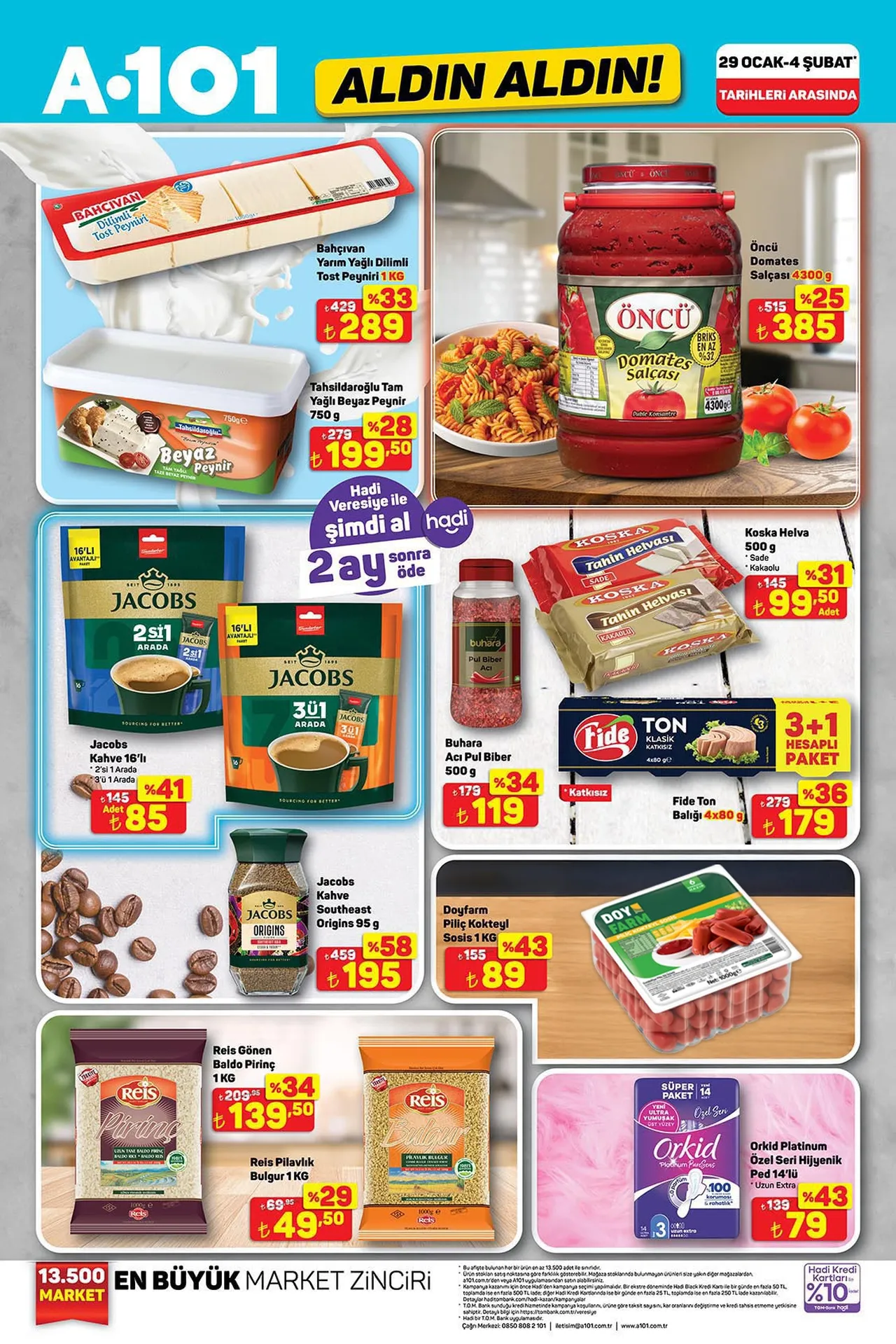 29 Ocak A101 aktüel kataloğu paylaşıldı! A 101de hangi ürünler var?