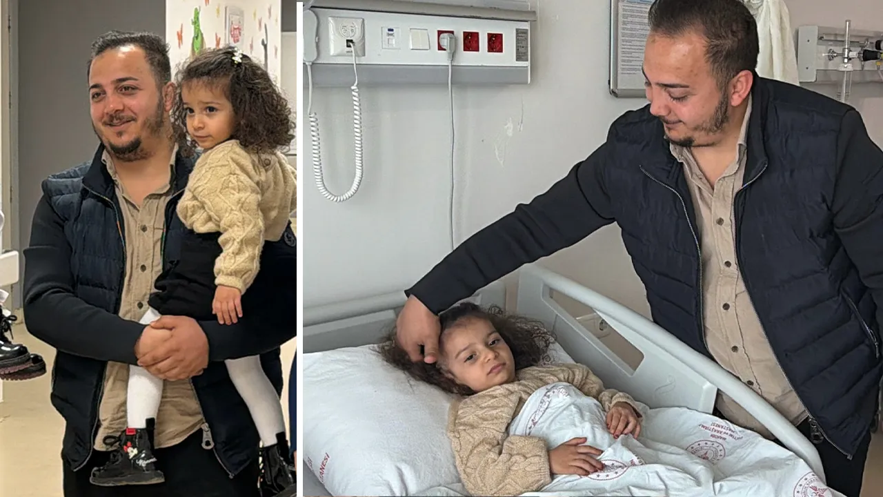 Bulantı ve kusma şikayetleriyle ailesi hastaneye götürdü! 4 yaşındaki Eda ölümden döndü