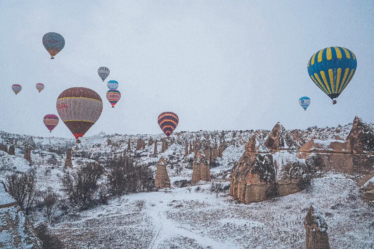 Kapadokya’da kış masalı