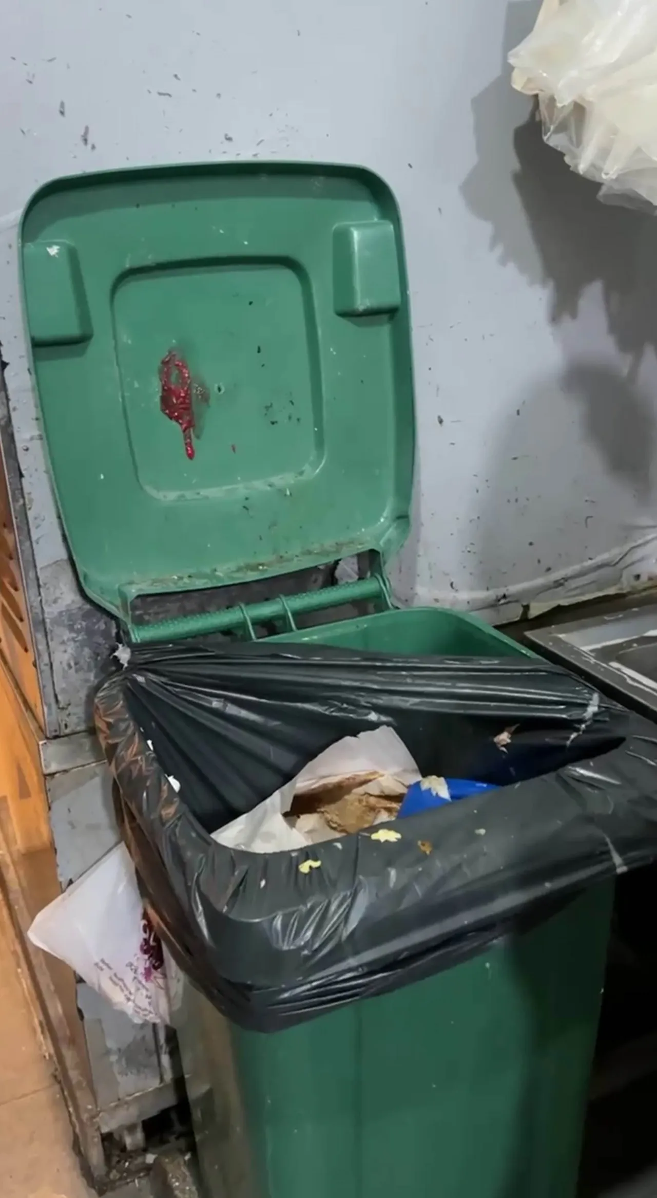 Pastanede mide bulandıran görüntü! Mutfak tezgahında paspas yıkamışlar