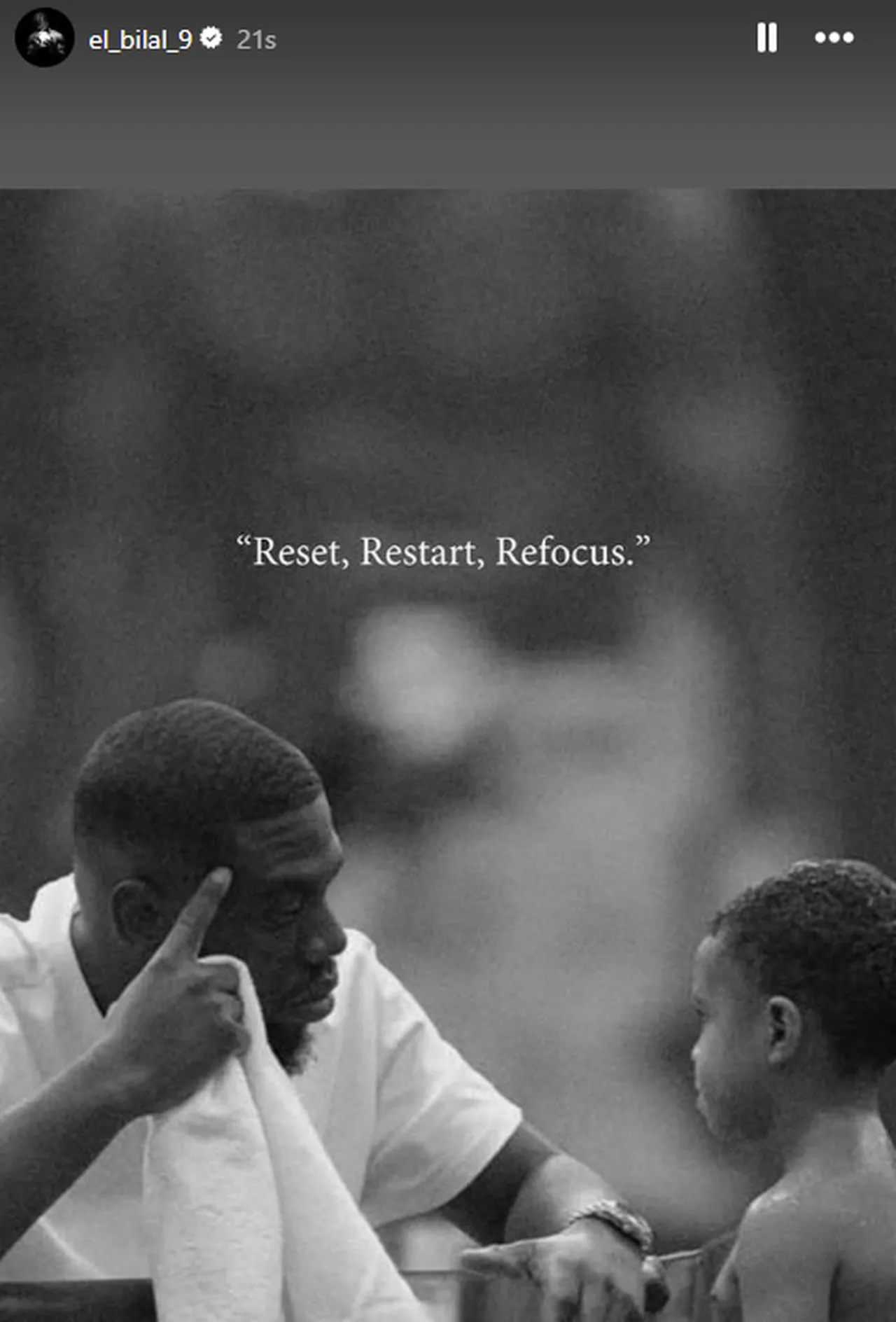 El Bilal Toure'nin paylaşımı