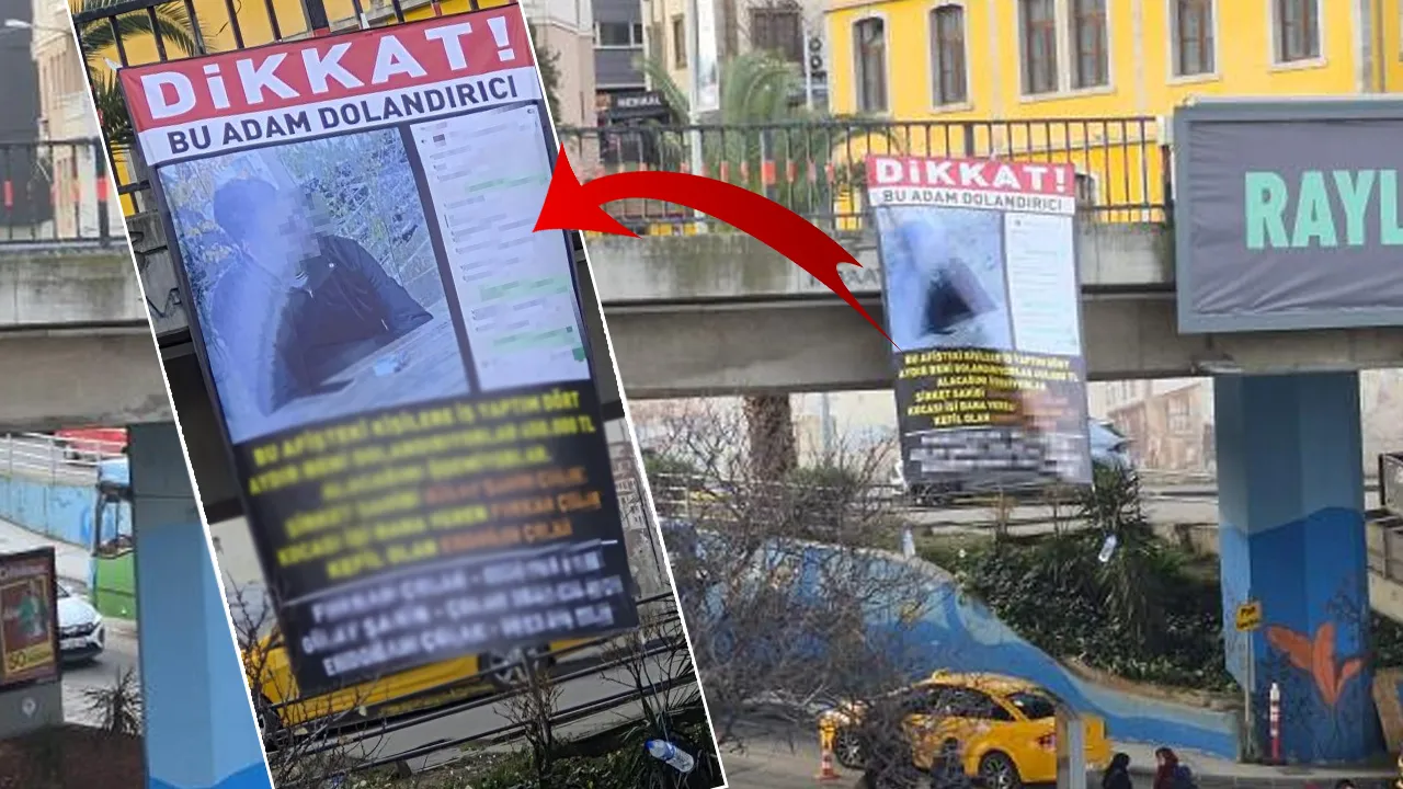 Trabzon'da enteresan afiş! Fotoğraf ve yazışmalarla ifşa etti... Cep telefonu numaraları bile var