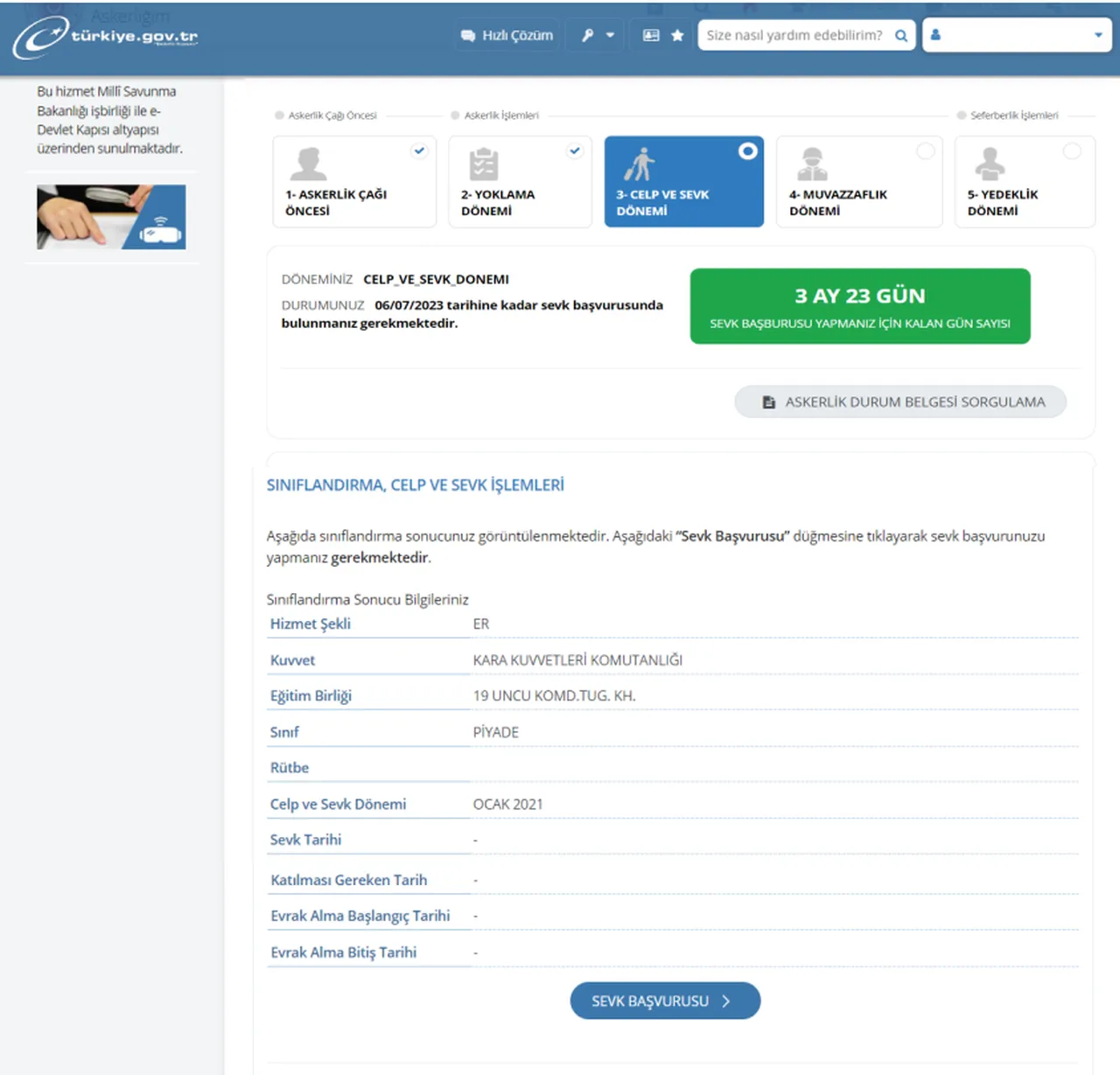 Askerlik sevk belgesi nedir, nasıl alınır? 2026 sevk tarihleri MSB tarafından açıklandı