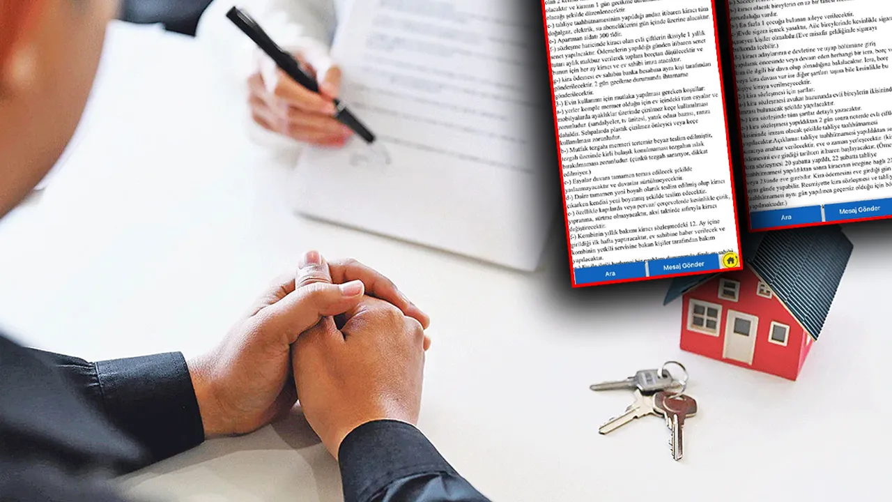 Ev sahibinden kiracıya sayfalar dolusu şart! Maddeleri okuyan vazgeçiyor