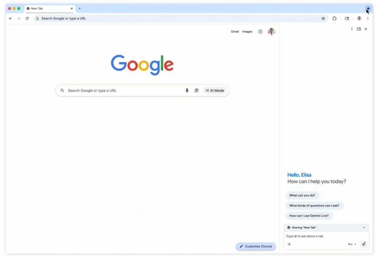 İnternet deneyimi tamamen değişiyor! Google tarayıcısına Gemini desteği