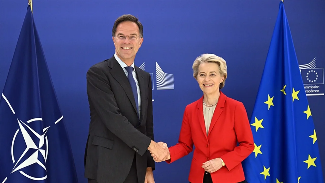 NATO Genel Sekreteri Rutte ve AB Komisyonu Başkanı Von der Leyen
